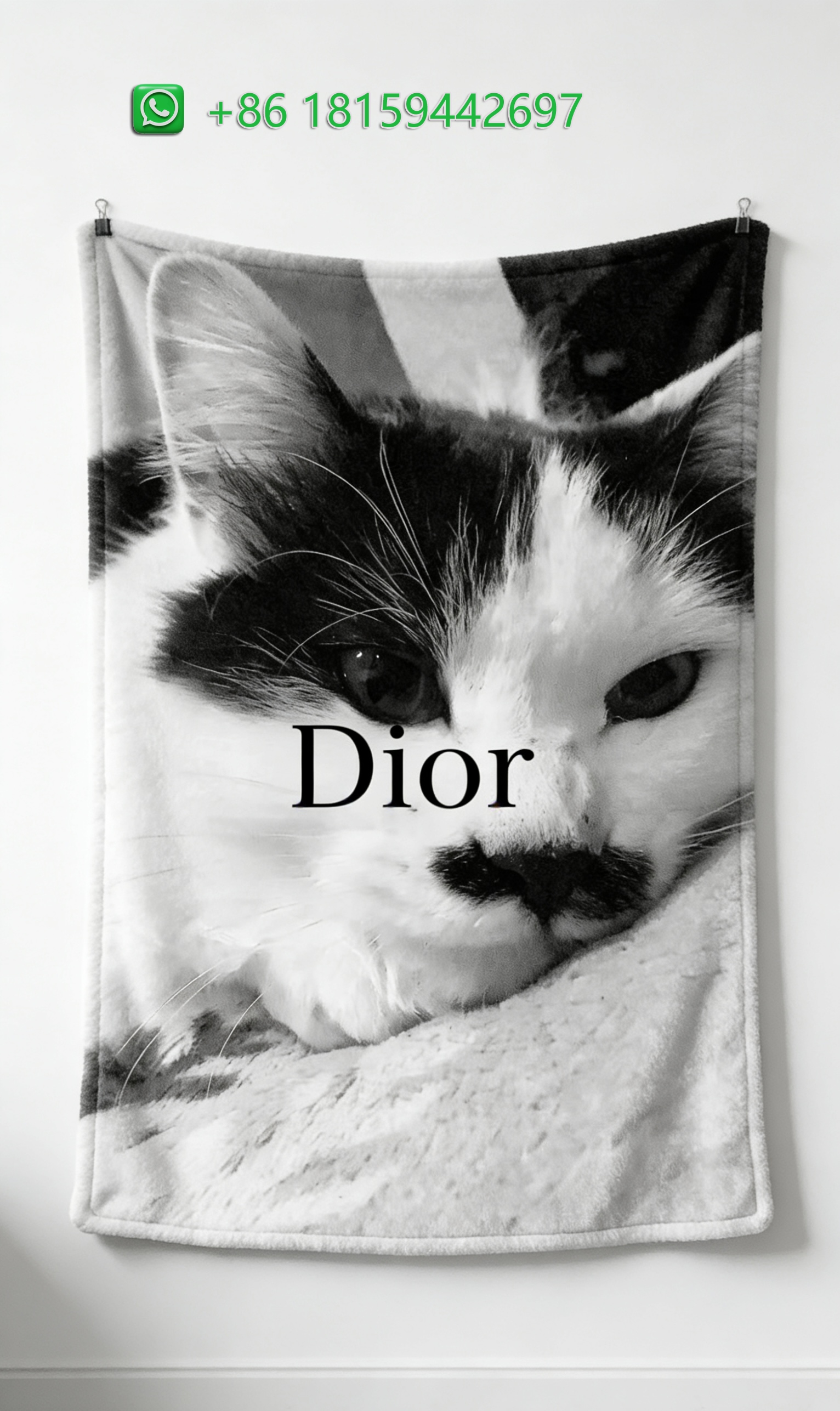 Dior Throw Blankets